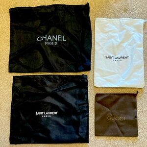 NWOT Designer Dust Bags